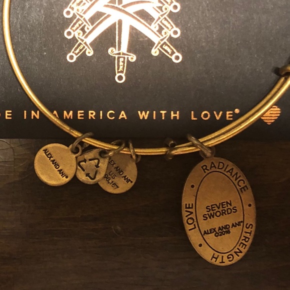 Alex & Ani Seven Swords bangle - Picture 3 of 4